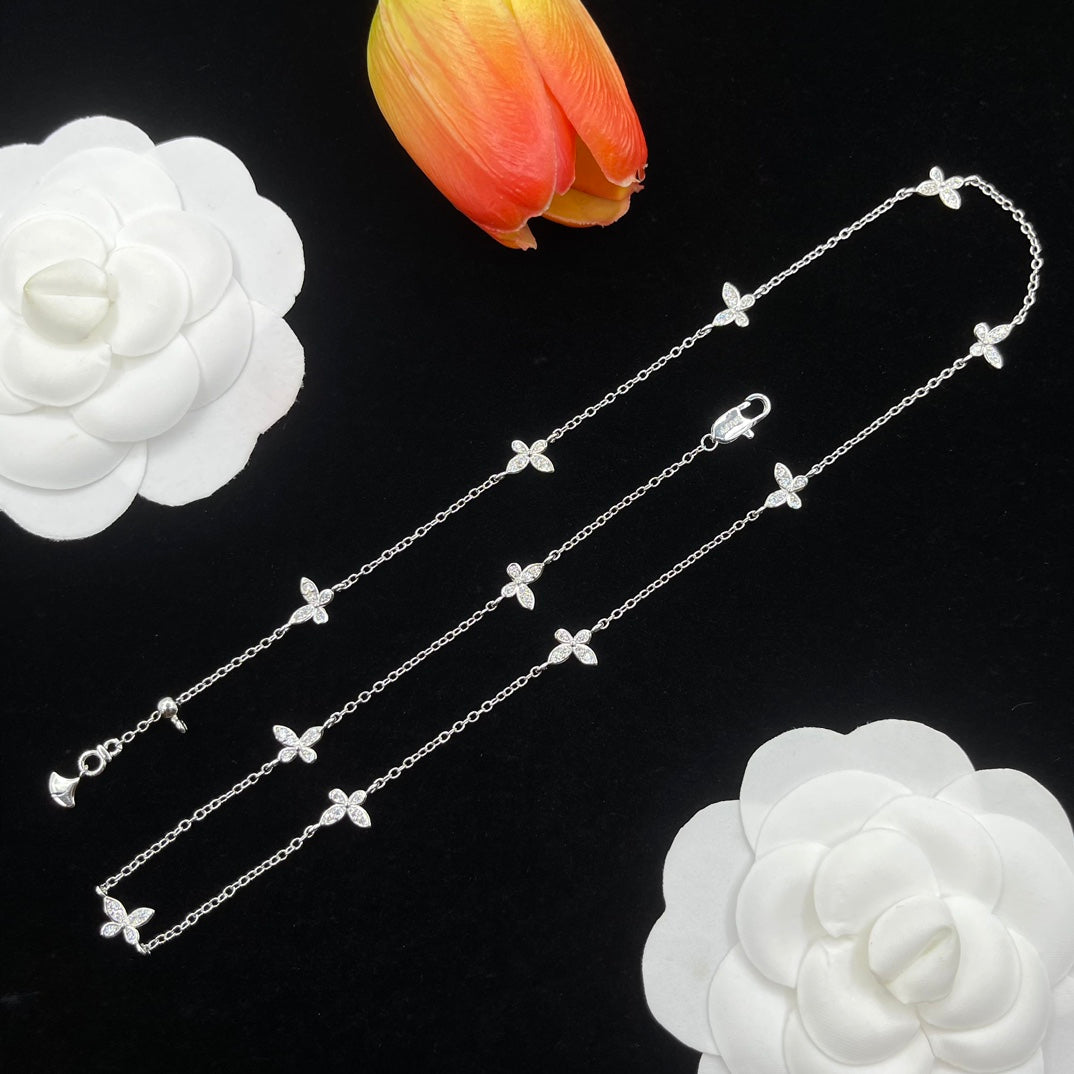 Graff Star Station Chain necklace in Silver Tone, detail view 18