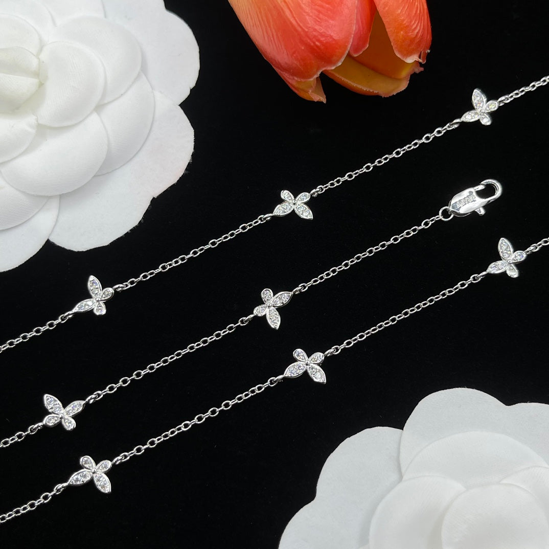 Graff Star Station Chain necklace in Silver Tone, detail view 19