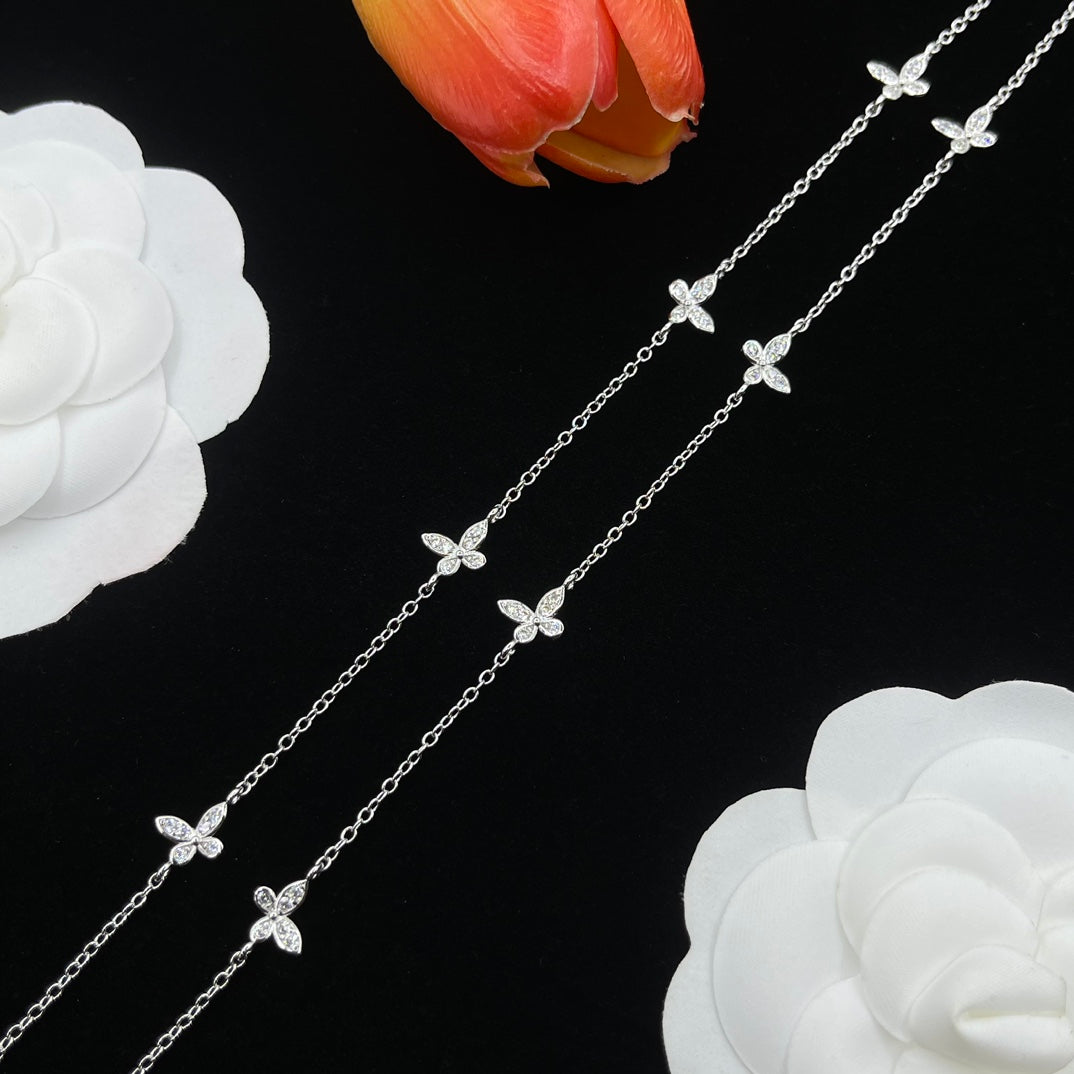 Graff Star Station Chain necklace in Silver Tone, detail view 17