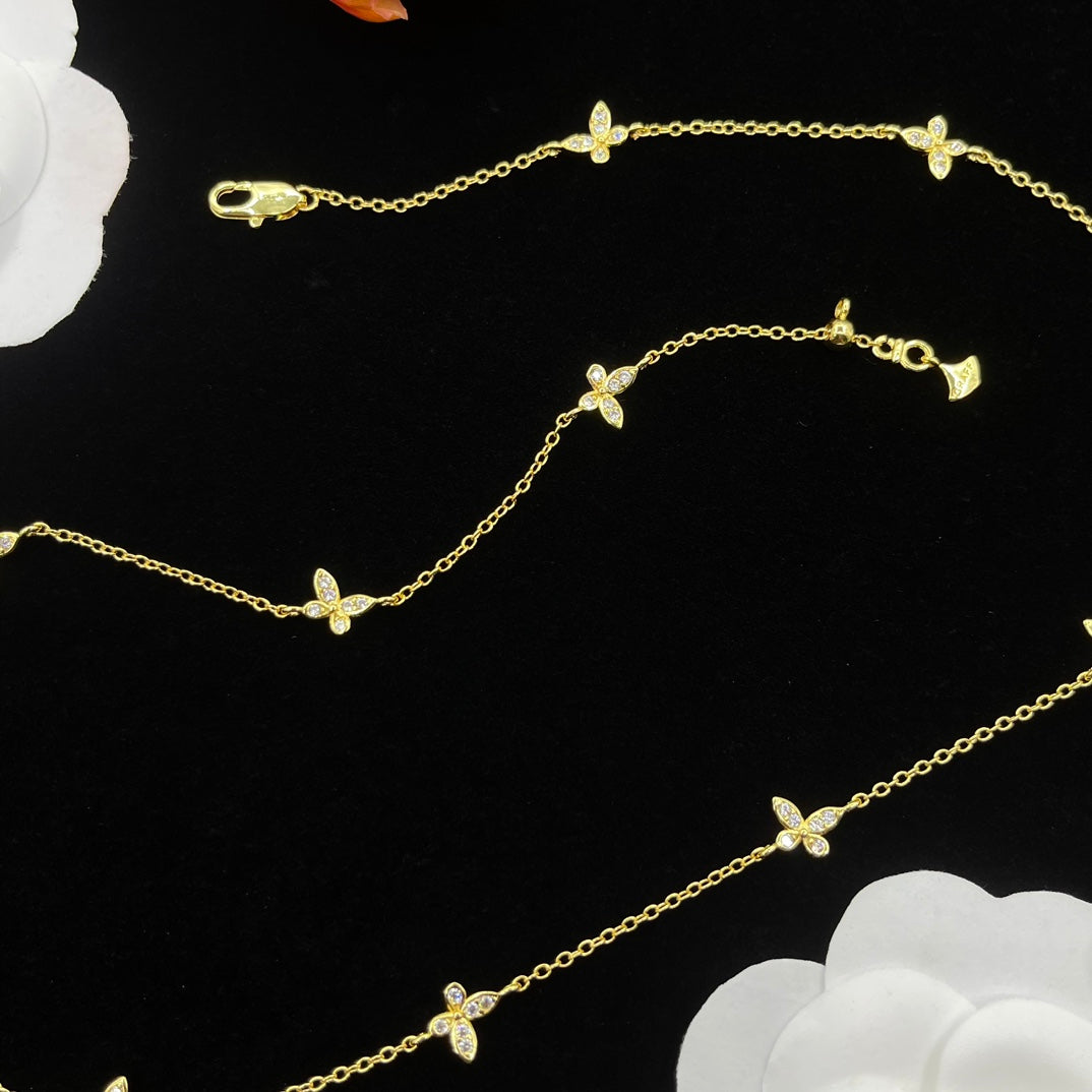 Graff Star Station Chain necklace in Gold Tone, detail view 9
