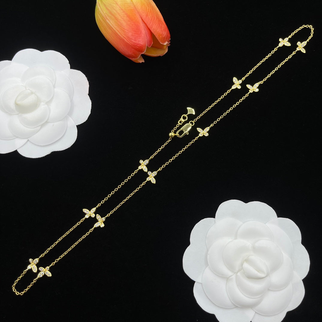 Graff Star Station Chain necklace in Gold Tone, detail view 10