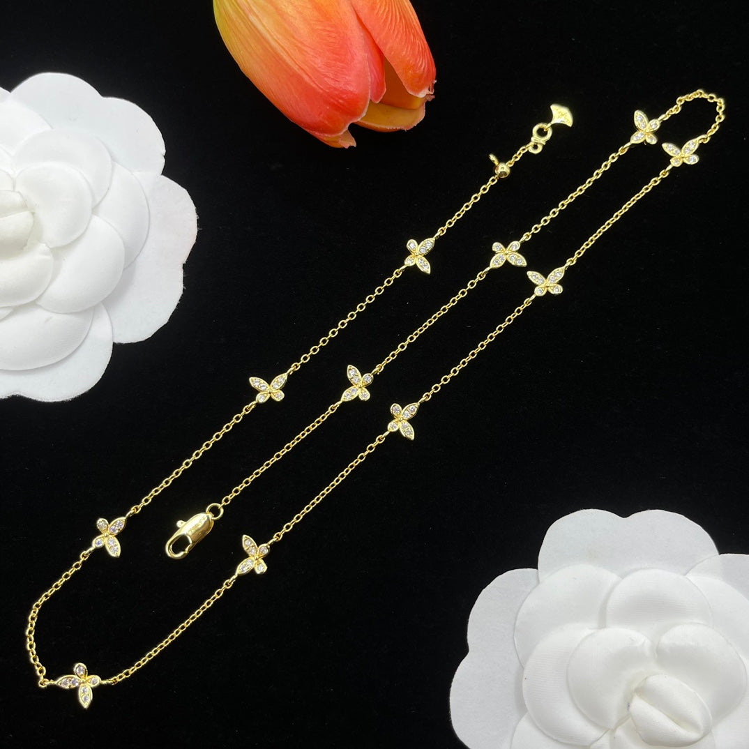 Graff Star Station Chain necklace in Gold Tone, detail view 12