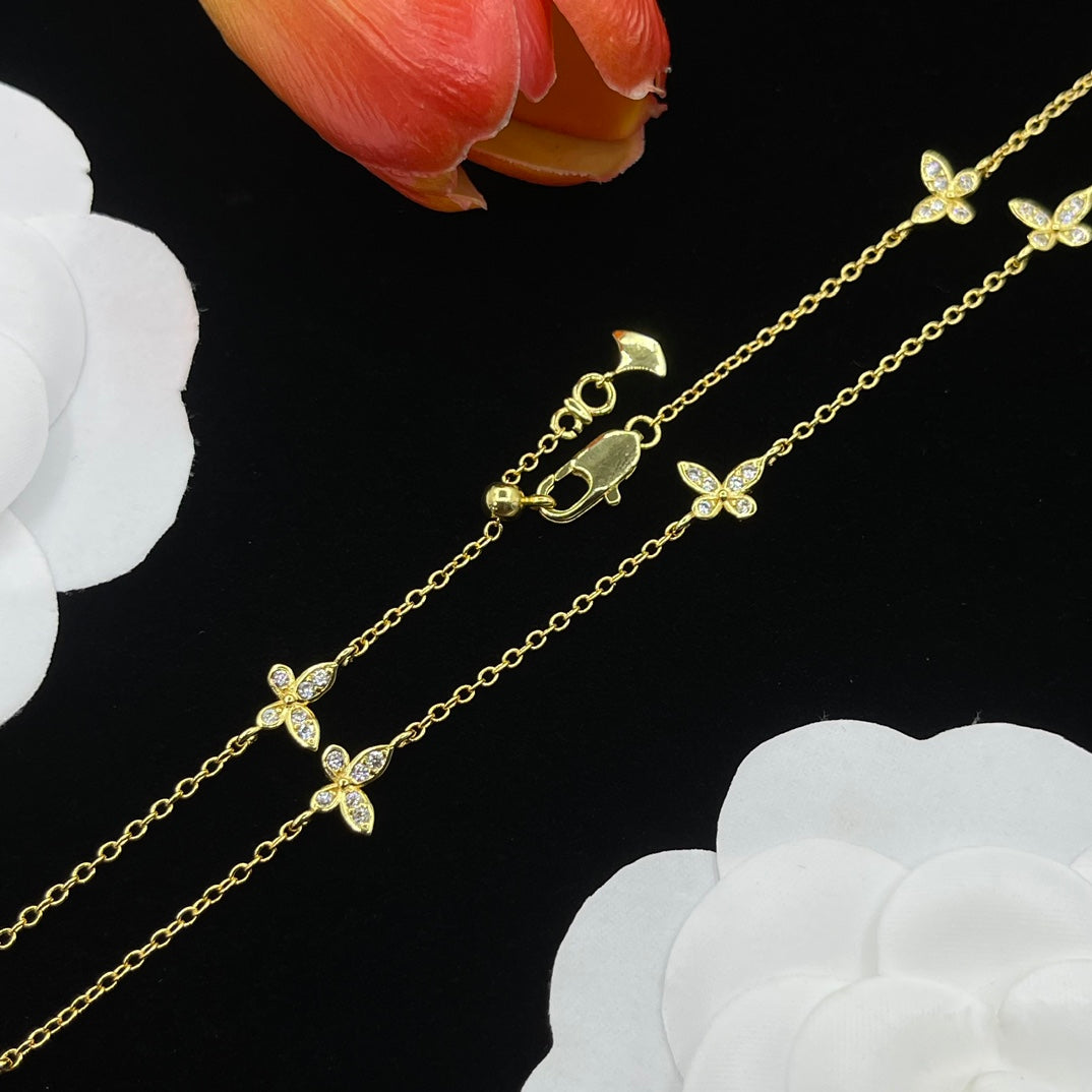 Graff Star Station Chain necklace in Gold Tone, detail view 11