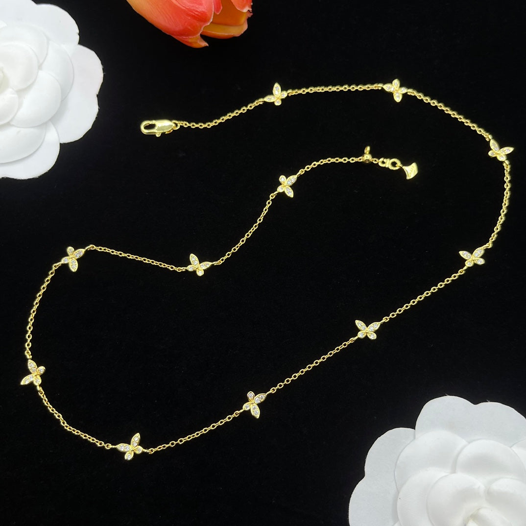 Graff Star Station Chain necklace in Gold Tone, detail view 8