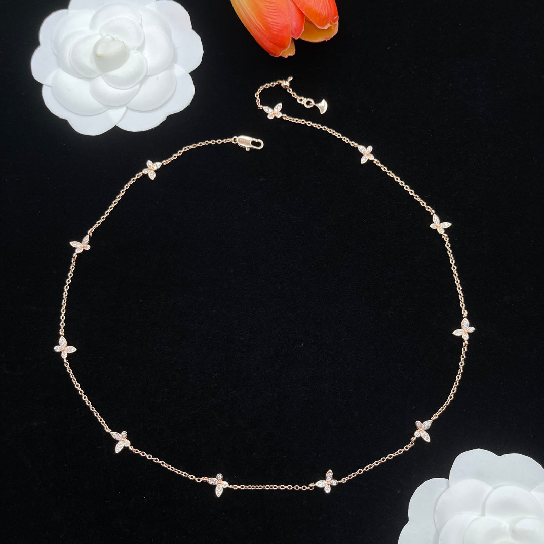 Graff Star Station Chain necklace in Rose Gold Tone, main view