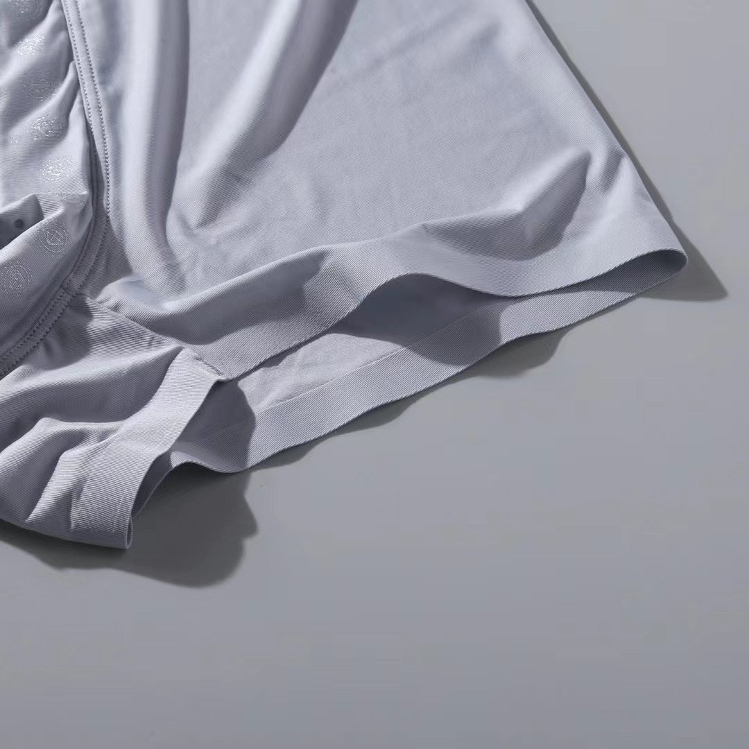 Emporio Armani Grey Lilac Hanging Trio Boxer Briefs, image 9