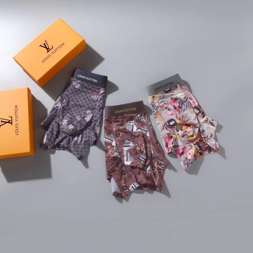 Louis Vuitton Multicolour Dense Floral Print Boxer Briefs, image 6
