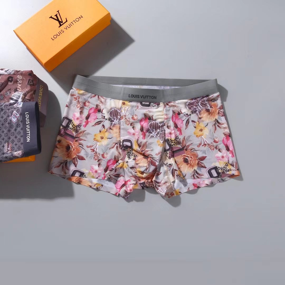 Louis Vuitton Multicolour Dense Floral Print Boxer Briefs, image 8