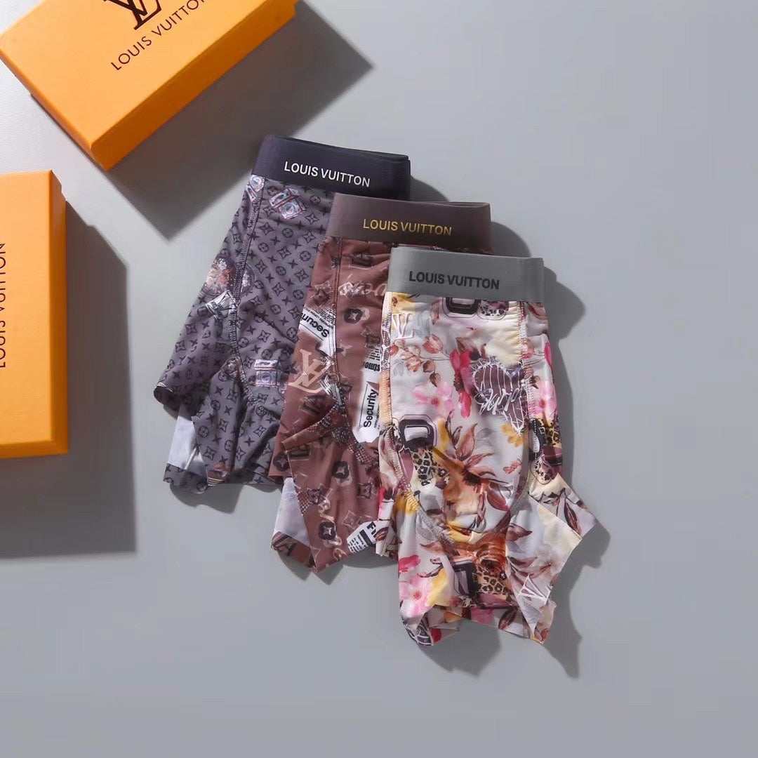 Louis Vuitton Multicolour Dense Floral Print Boxer Briefs, image 5
