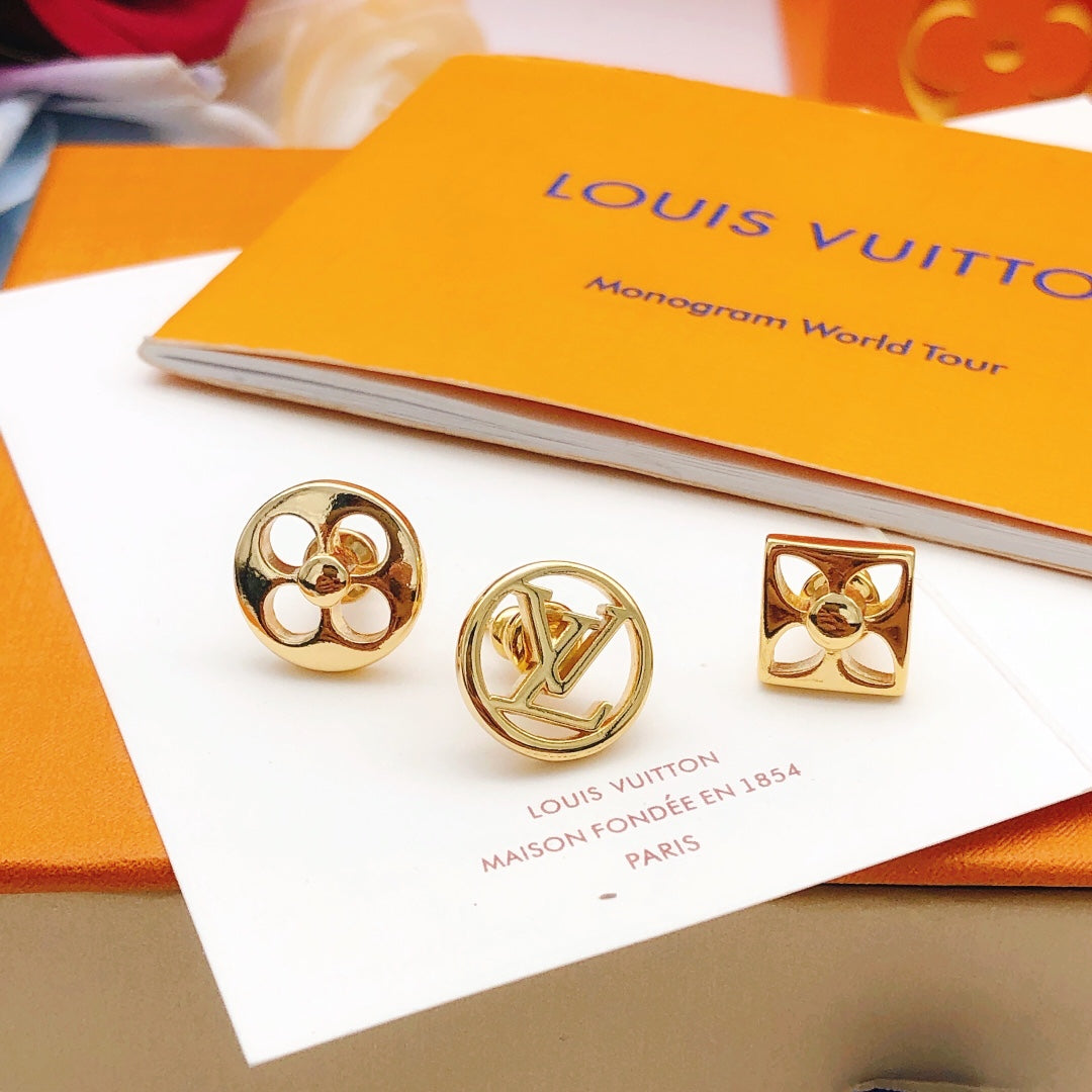 Louis Vuitton Stud Earrings – Style 28 - image 2