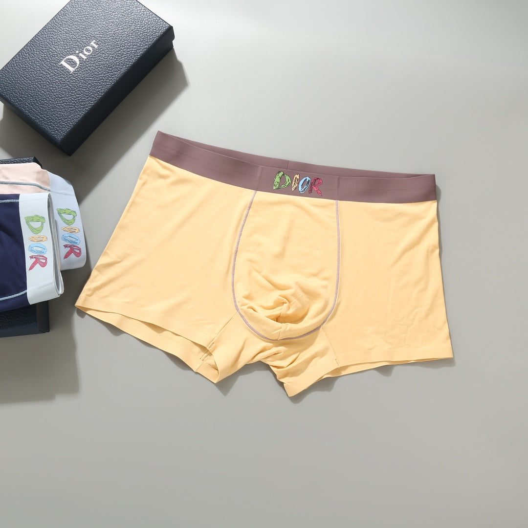 Dior Navy Pale Colour Waist Assortment Boxer Briefs, image 8