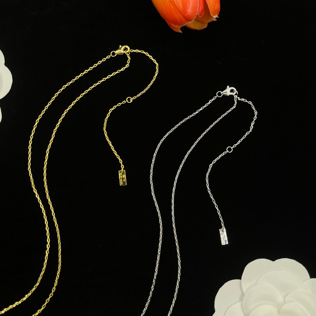 Messika Black Accent Pendant necklace in Silver Tone, detail view 7