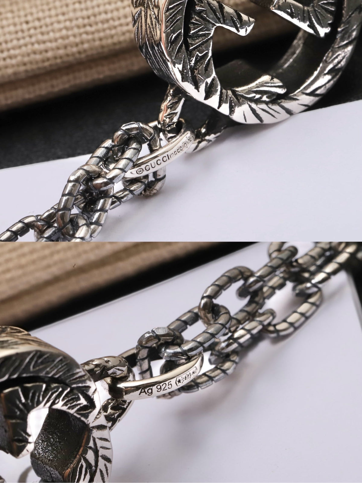 Gucci Distressed Necklace - image 8