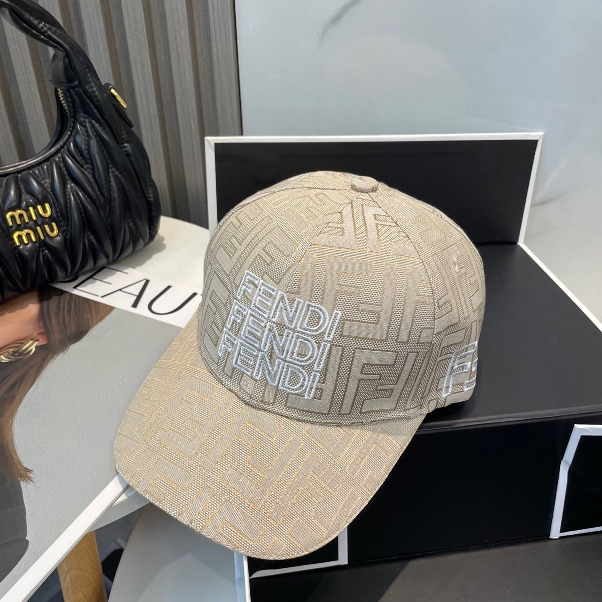Fendi Monogram Baseball Cap - image 6