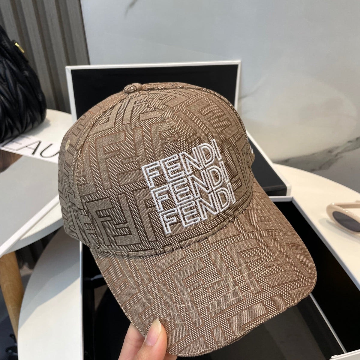 Fendi Monogram Baseball Cap - image 7