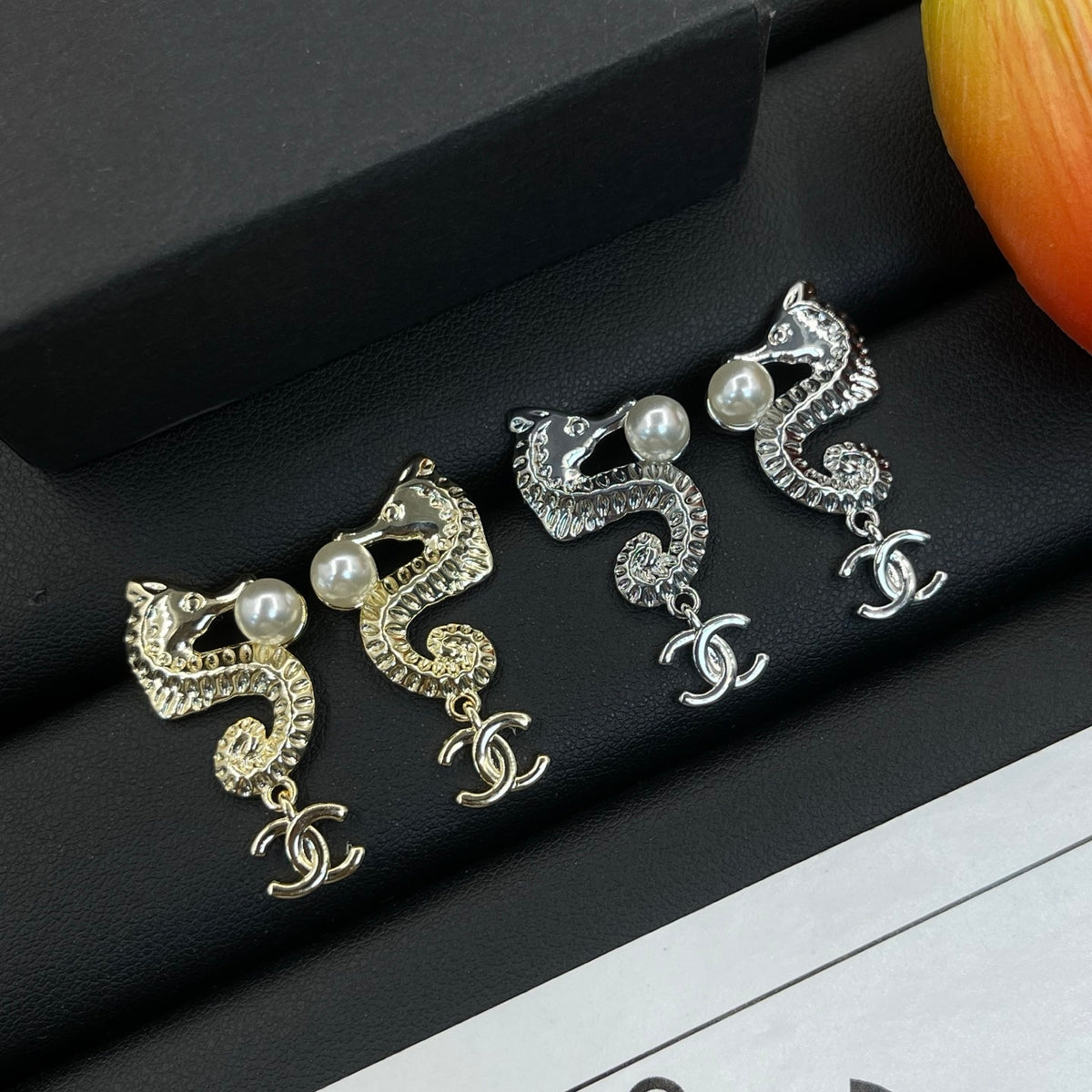 Chanel style earrings - product photo 7