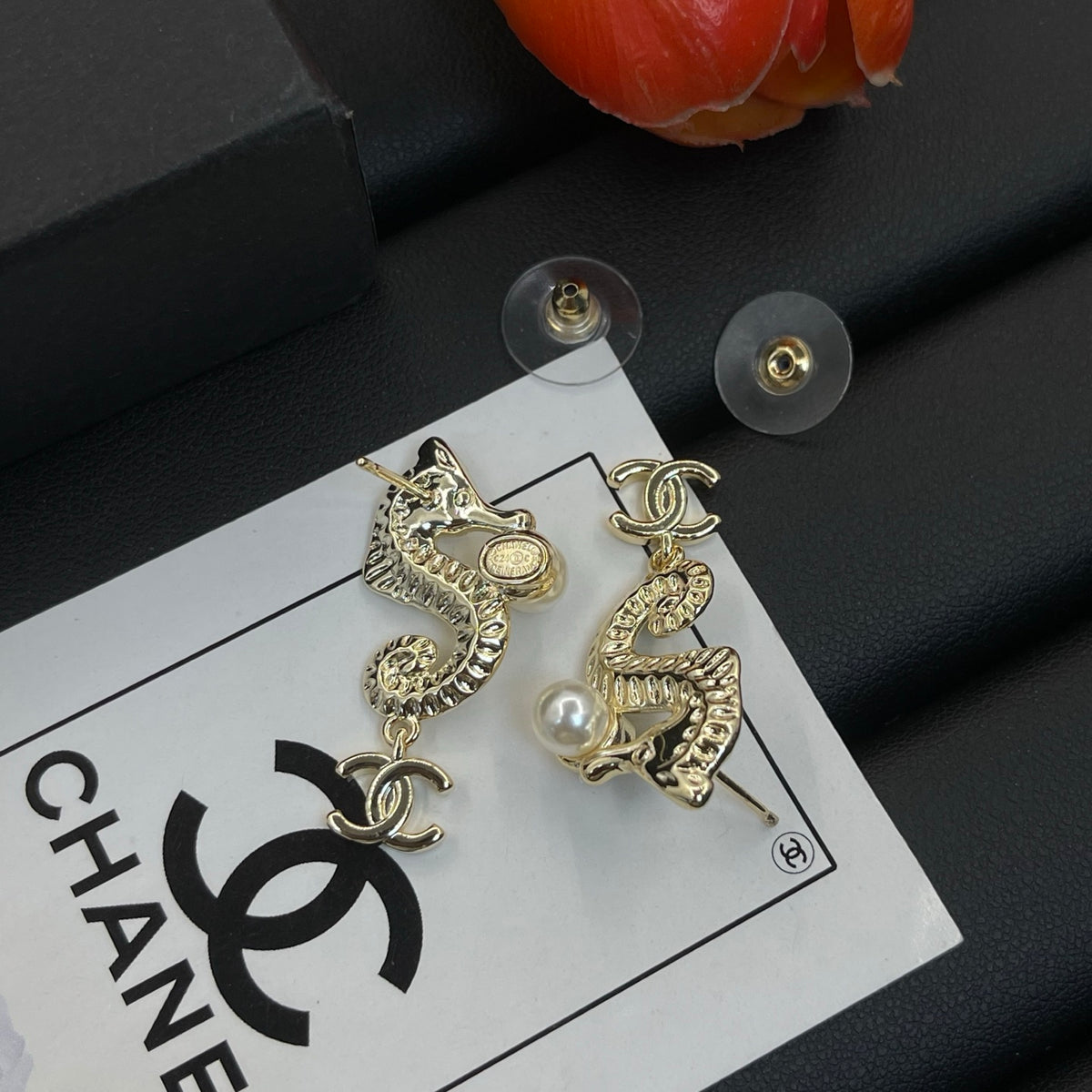 Chanel style earrings - product photo 4