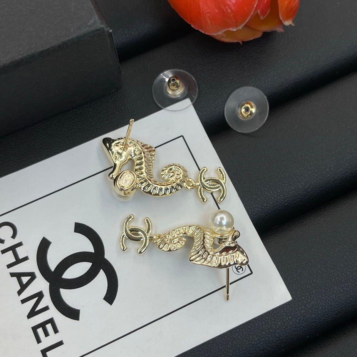 Chanel style earrings - product photo 5