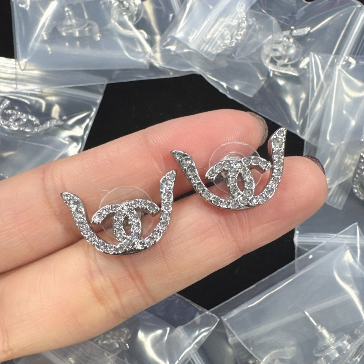 Chanel style earrings - product photo 2