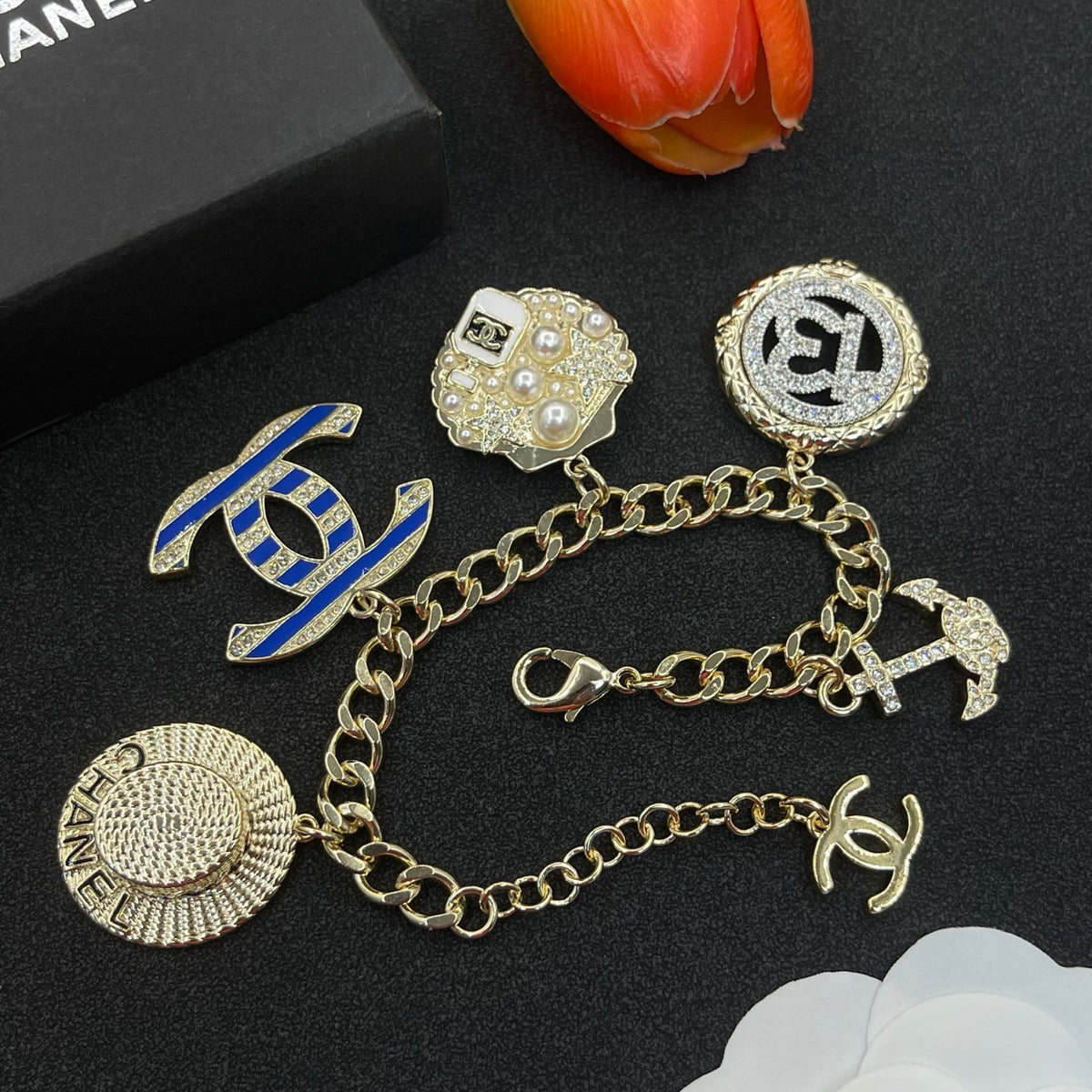 Chanel style bracelets - product photo 5