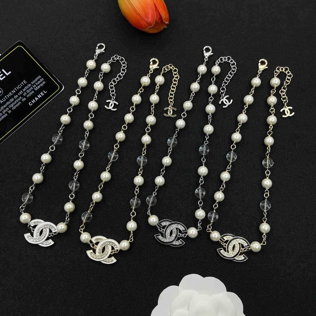 Chanel style necklaces - product photo 7