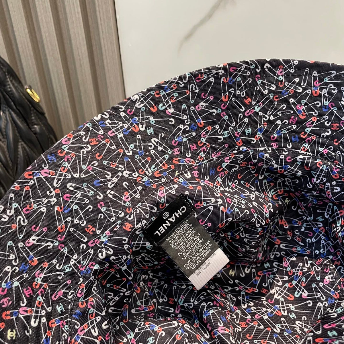 Chanel Embroidered Reversible Bucket Hat - image 7
