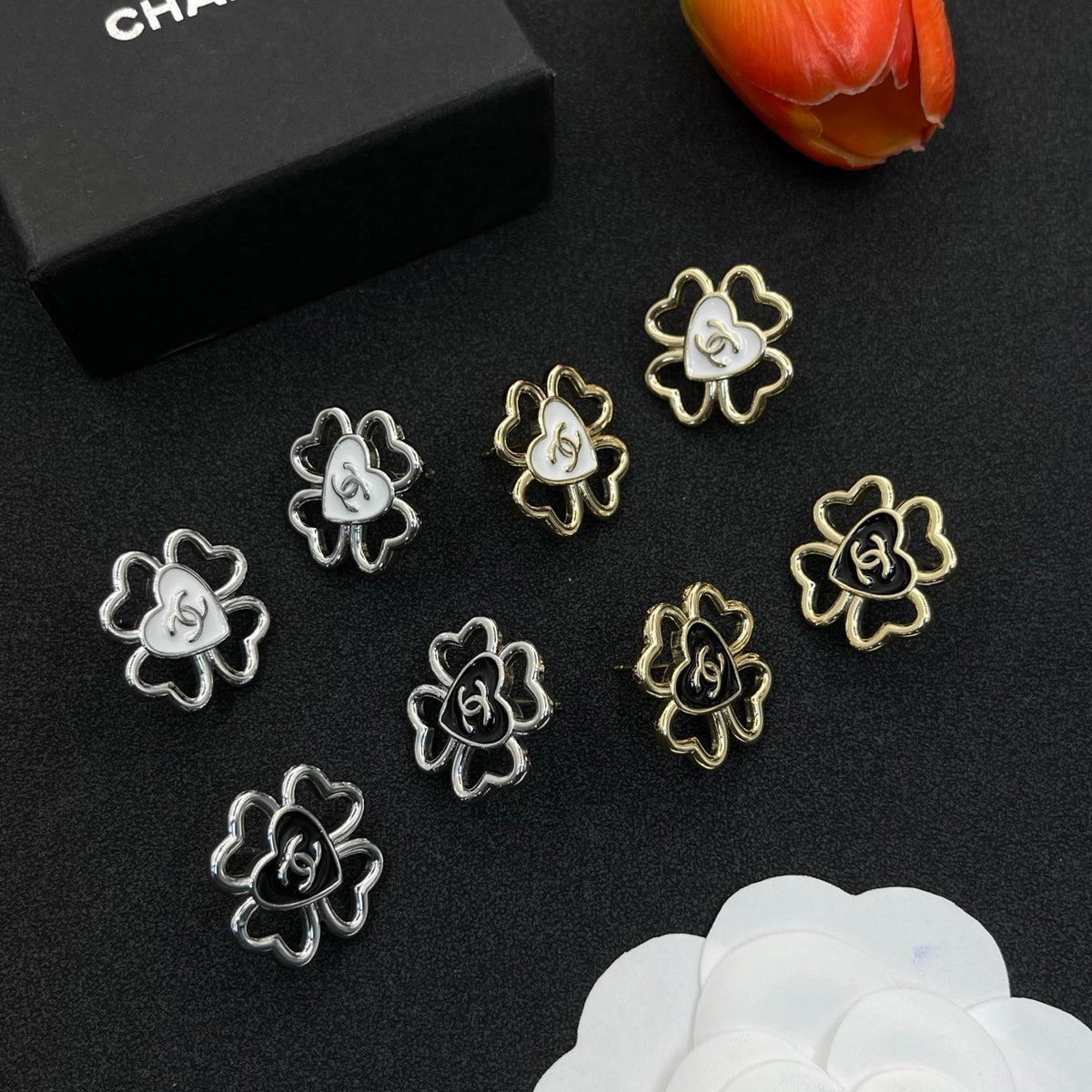 Chanel style earrings - product photo 7