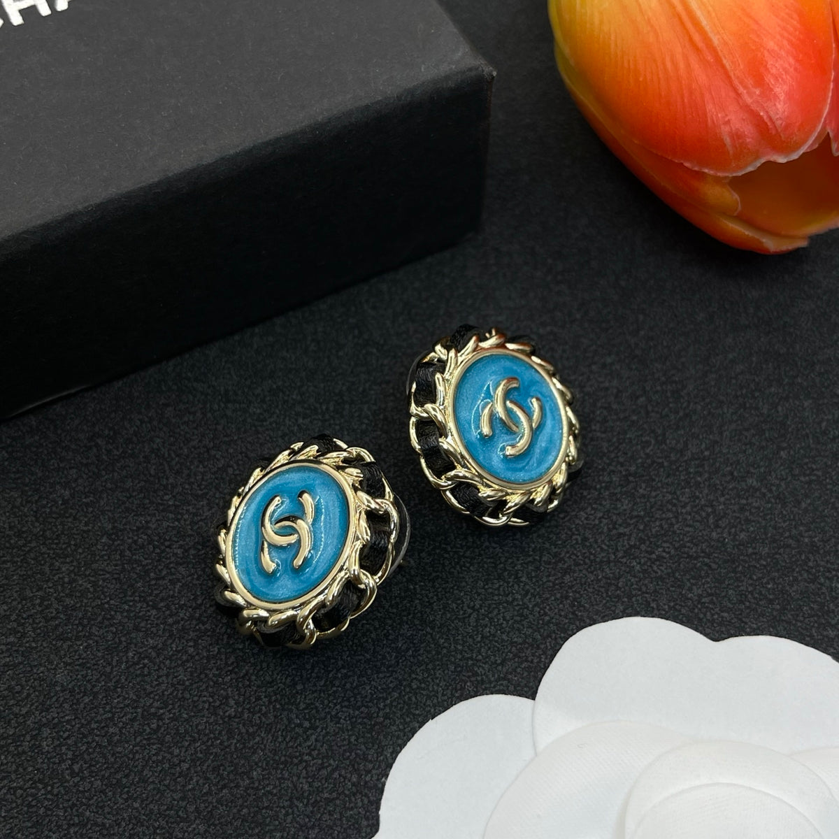 Chanel style earrings - product photo 2
