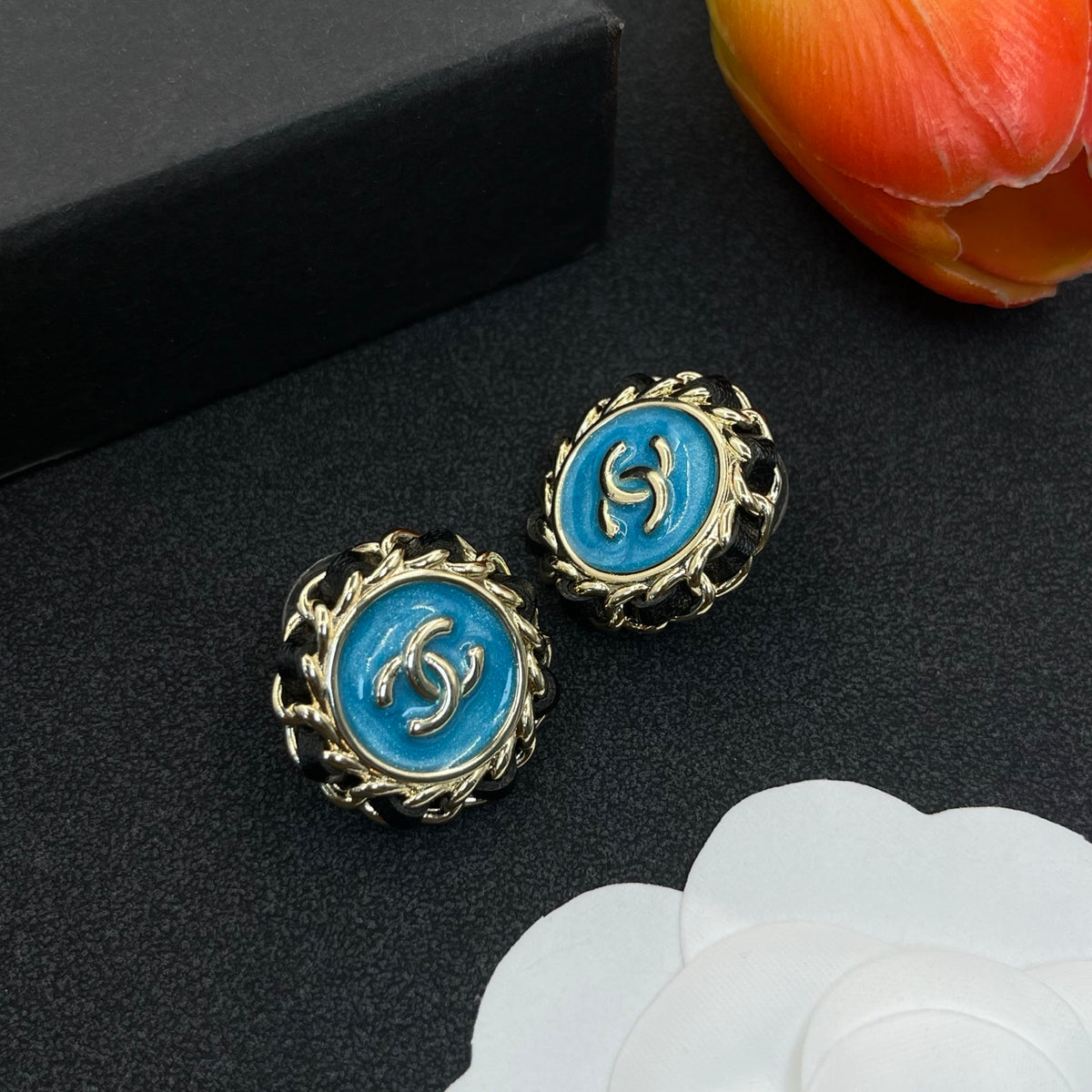 Chanel style earrings - product photo 3