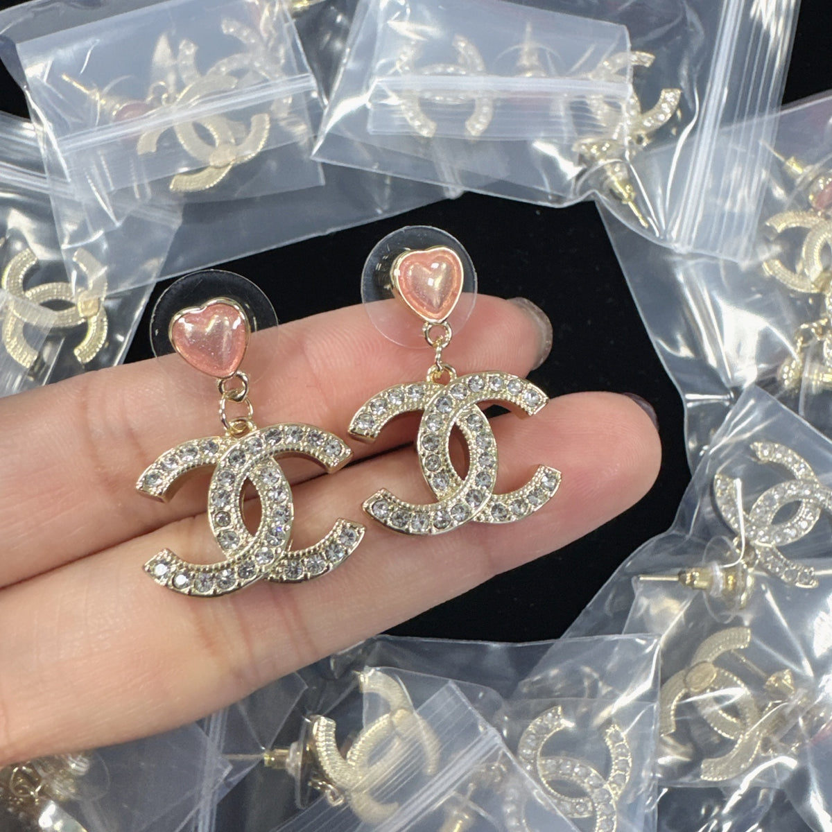 Chanel style earrings - product photo 2