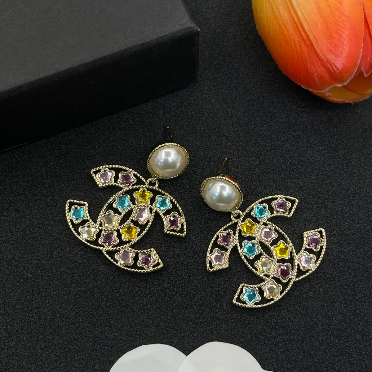 Chanel style earrings - product photo 2