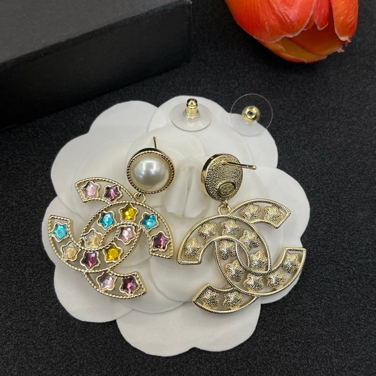 Chanel style earrings - product photo 4