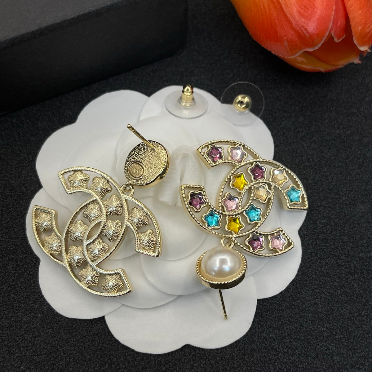 Chanel style earrings - product photo 5