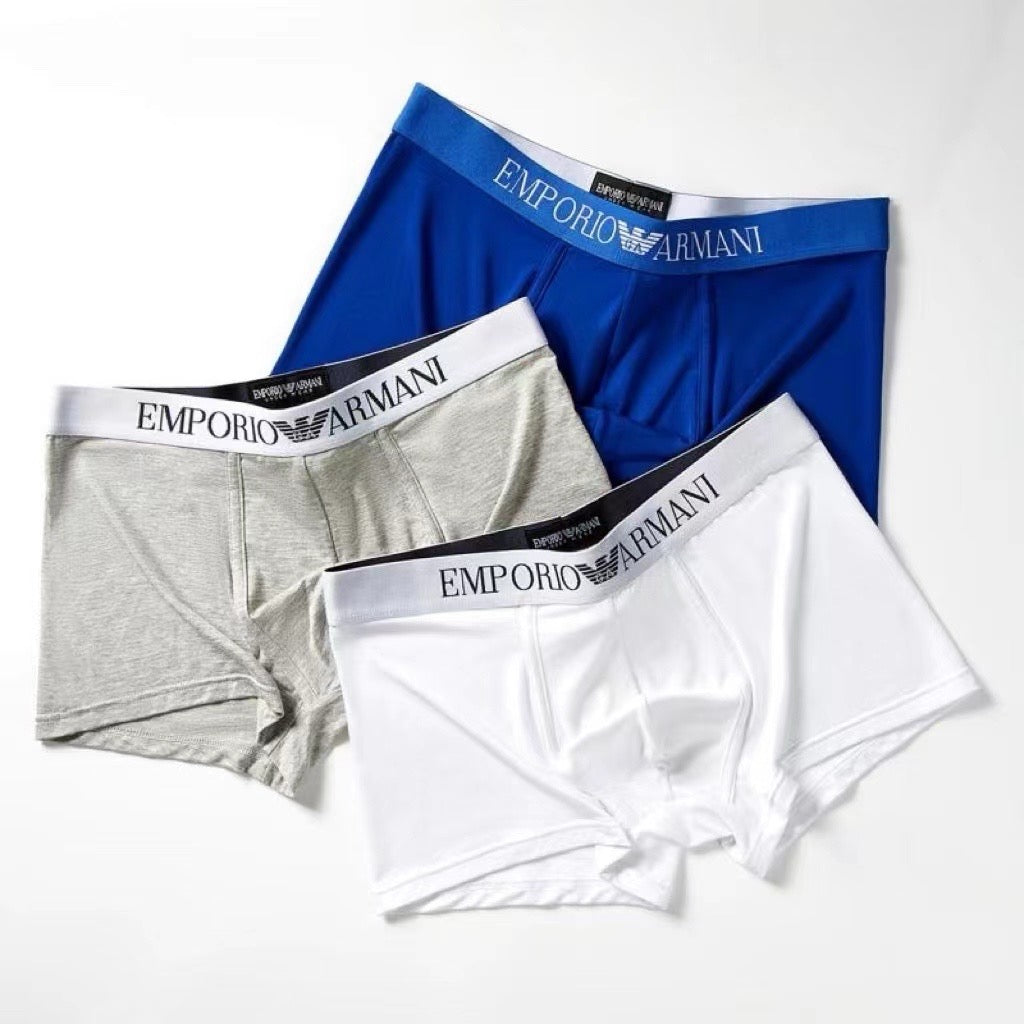 Emporio Armani Red Navy Black Waist Bands Boxer Briefs, image 11