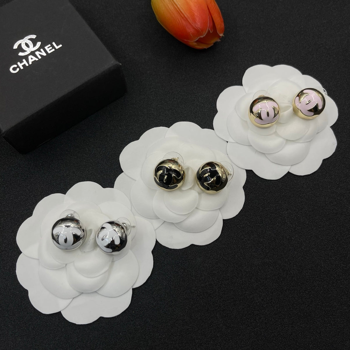 Chanel style earrings - product photo 7