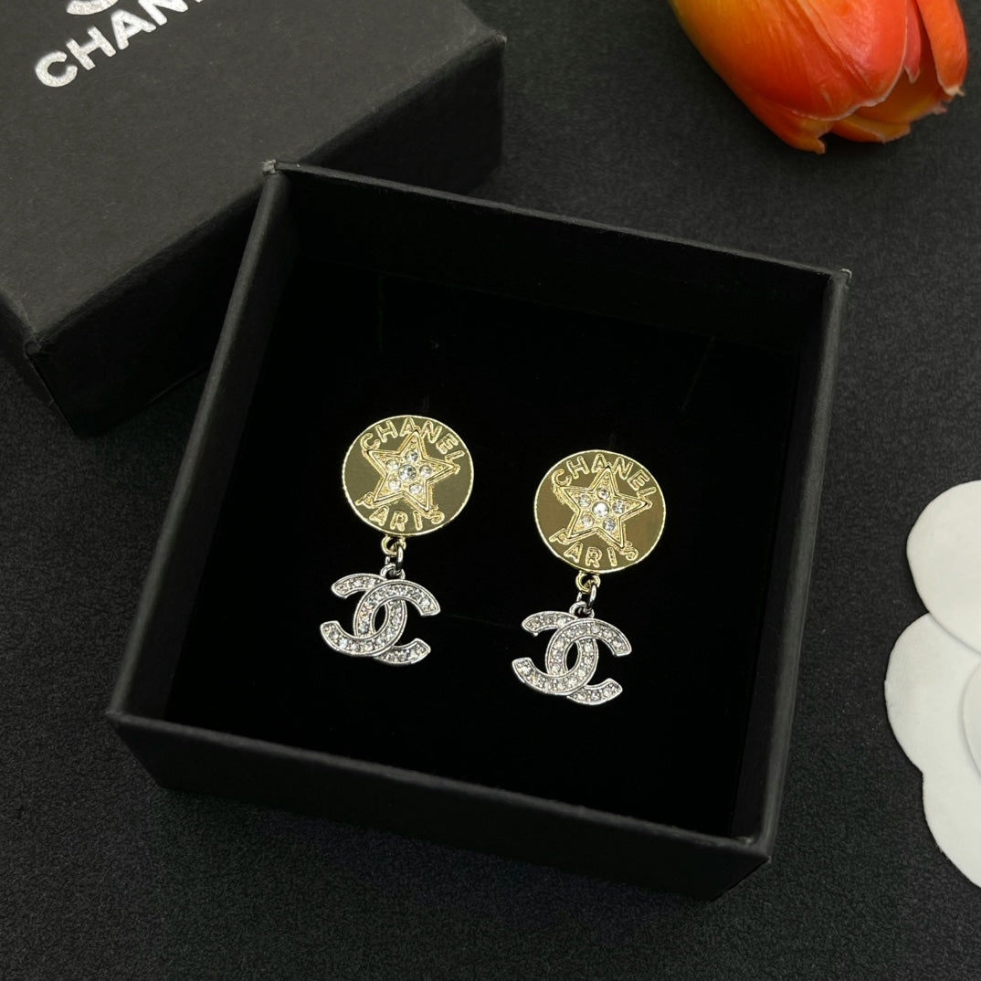 Chanel style earrings - product photo 2