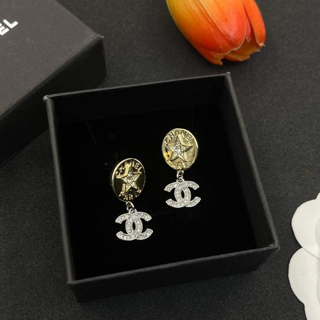Chanel style earrings - product photo 3