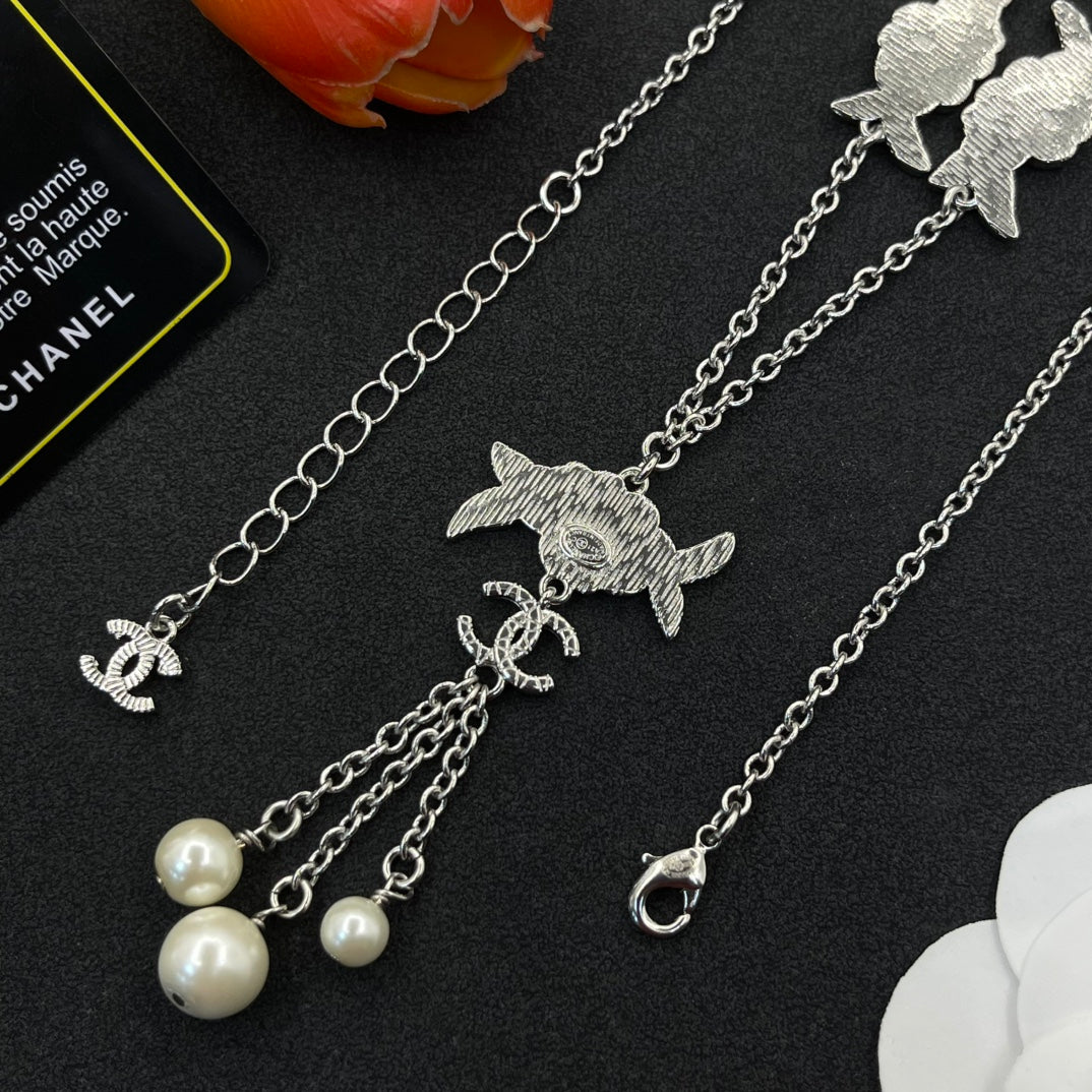 Chanel style necklaces - product photo 7