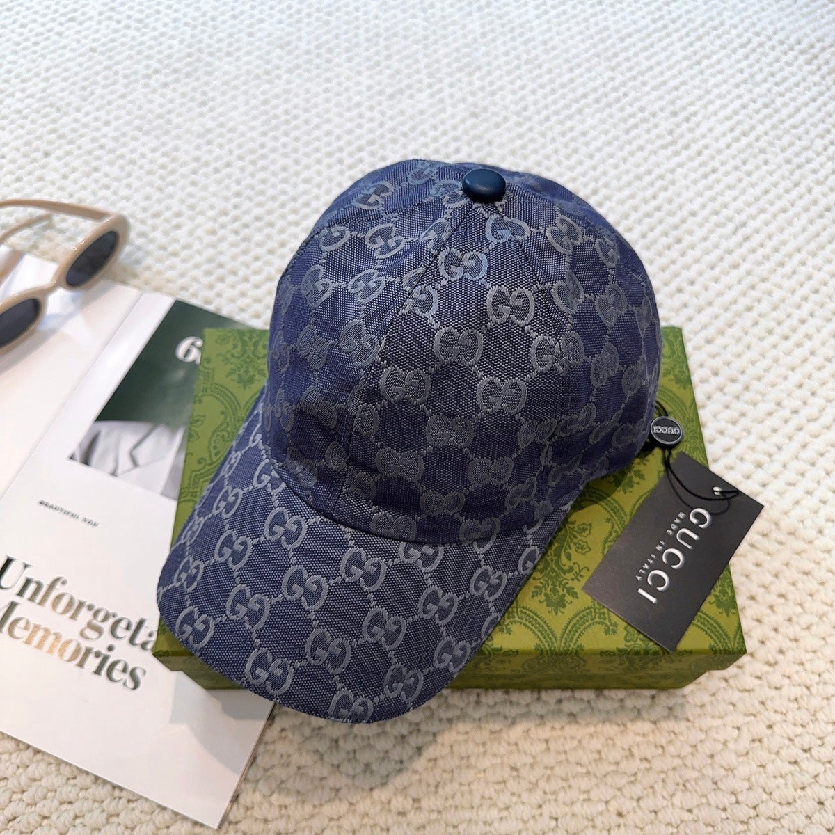 Gucci Canvas Baseball Cap - image 7