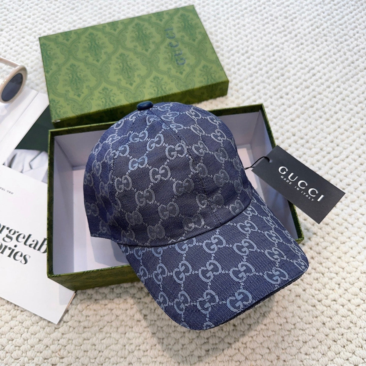 Gucci Canvas Baseball Cap - image 5