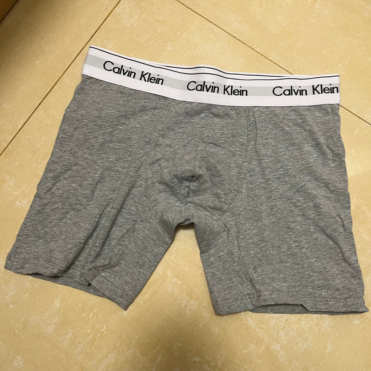 Calvin Klein Black White Waistband Long-Leg Boxer Briefs, image 3