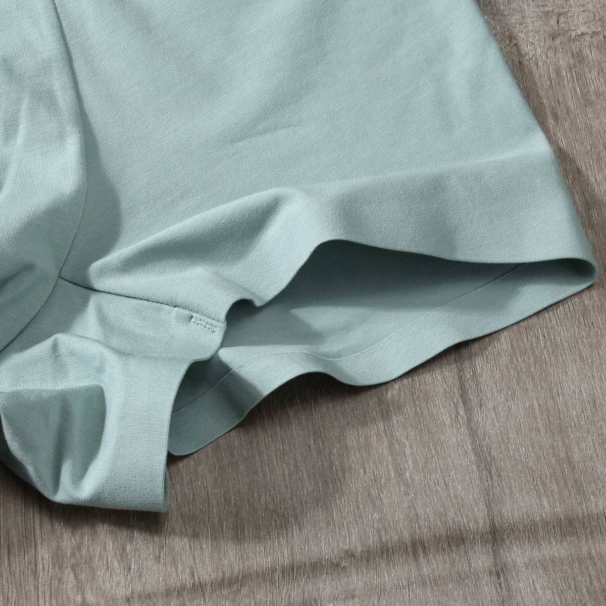 On White Blue Green Pale Waist Boxer Briefs, image 9