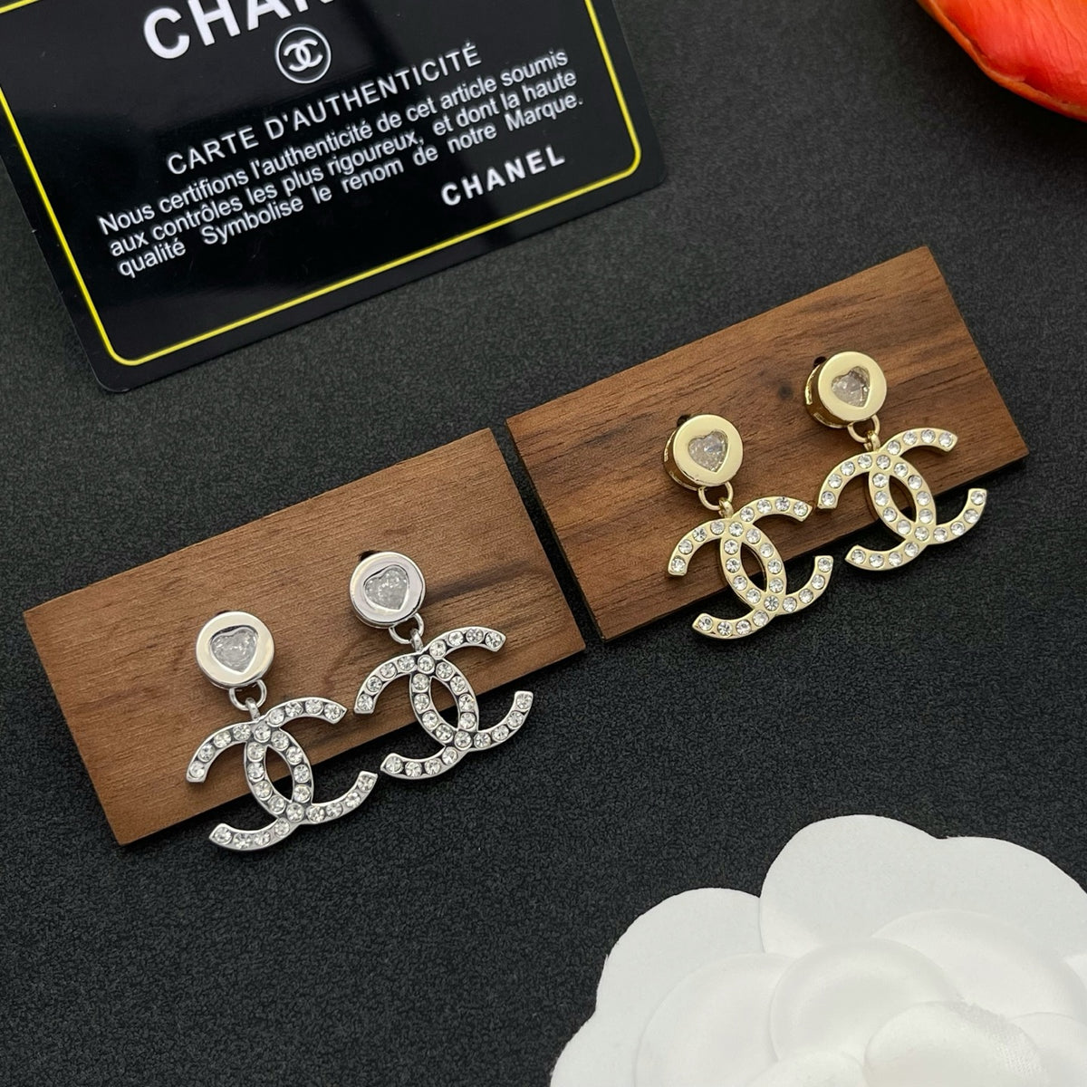 Chanel style earrings - product photo 8