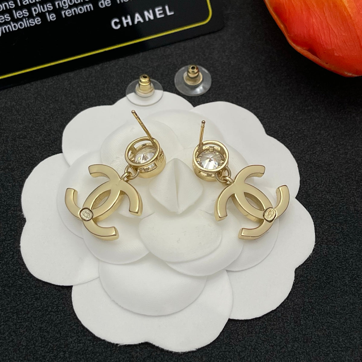 Chanel style earrings - product photo 7