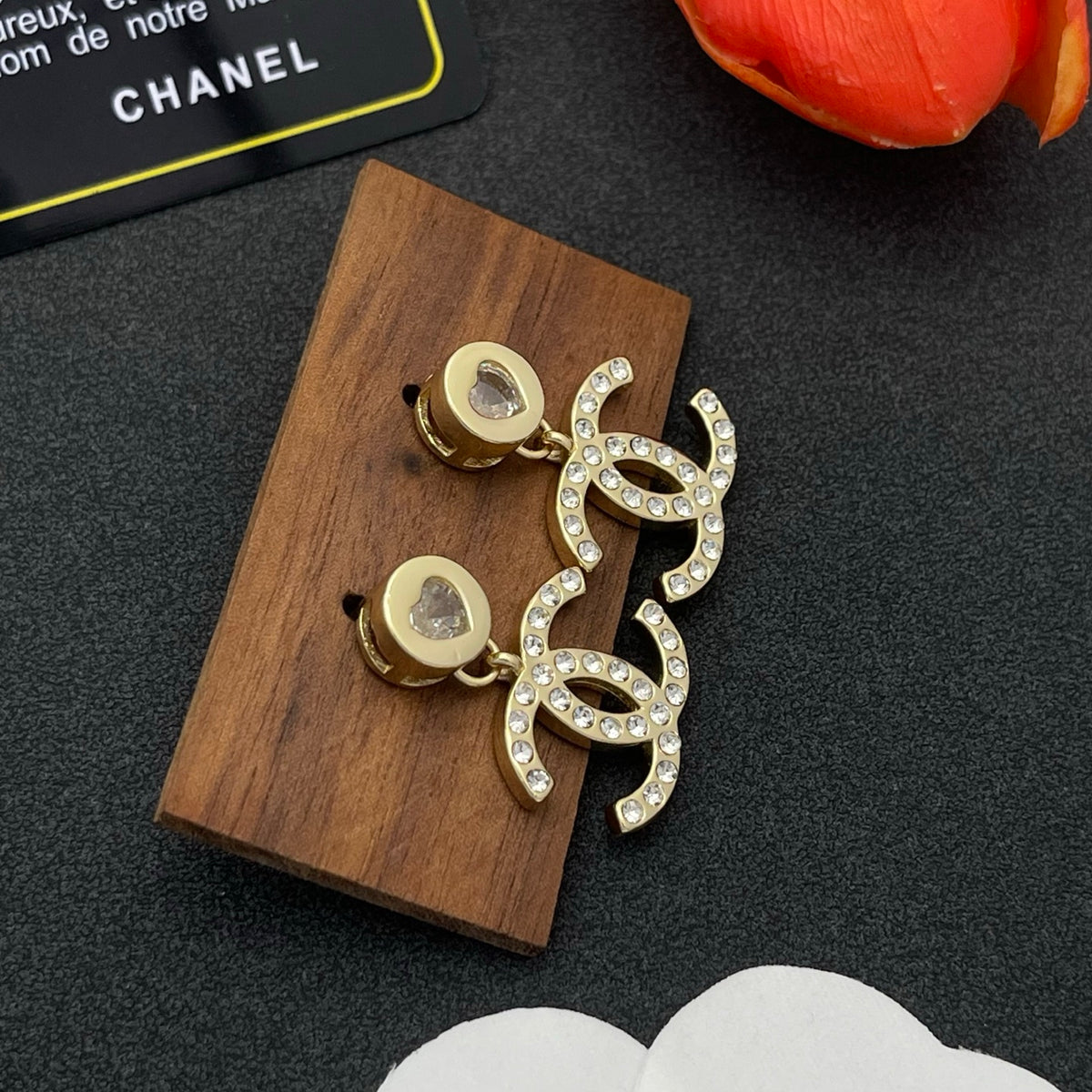 Chanel style earrings - product photo 4