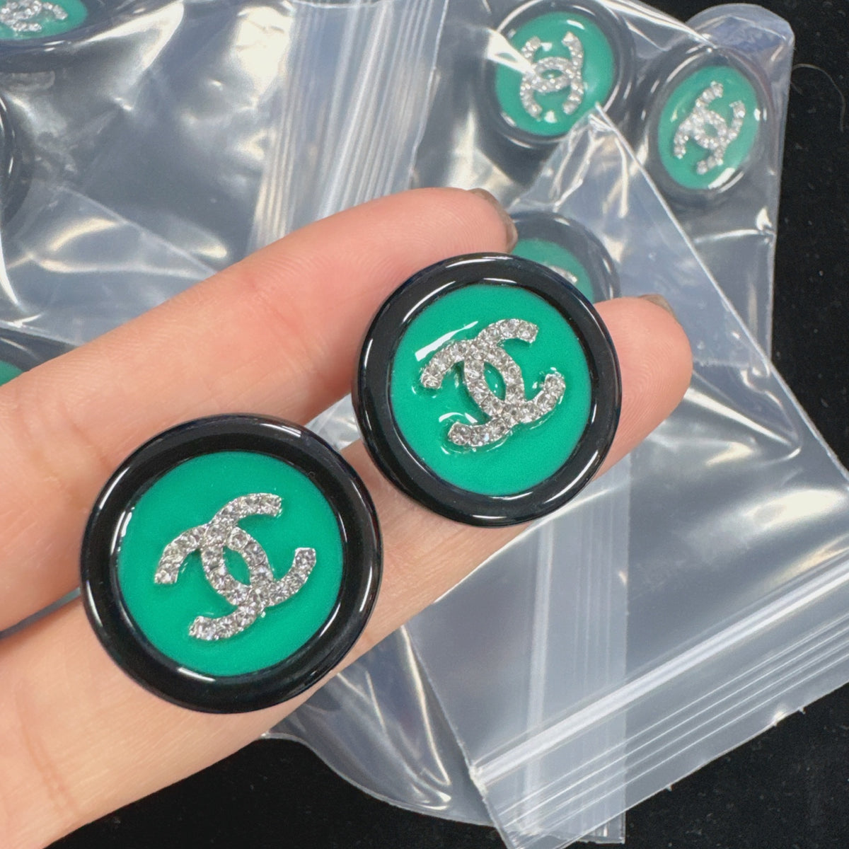 Chanel style earrings - product photo 2