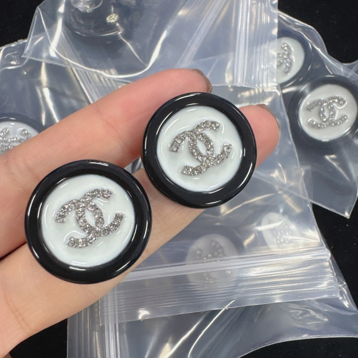 Chanel style earrings - product photo 4