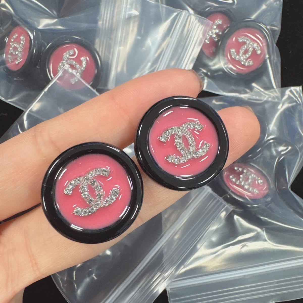 Chanel style earrings - product photo 3