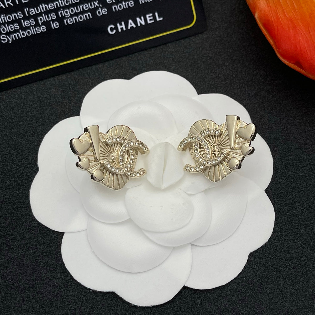 Chanel style earrings - product photo 3