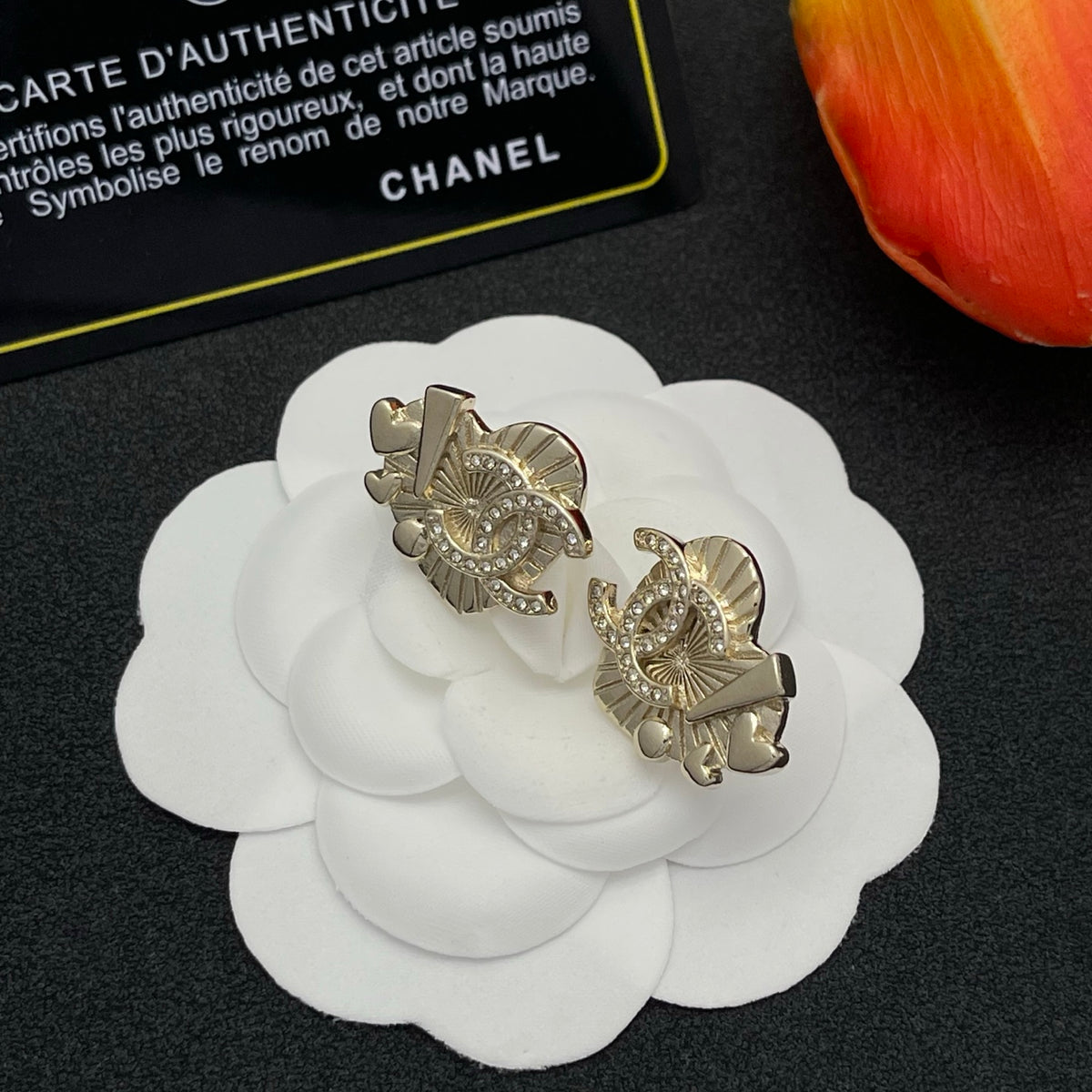 Chanel style earrings - product photo 4